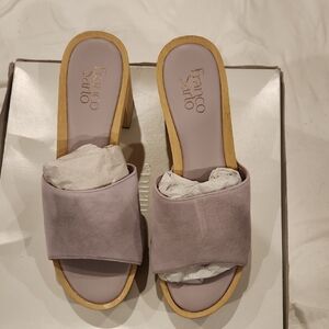 Franco Sarto Women's Purple Slide Sandals